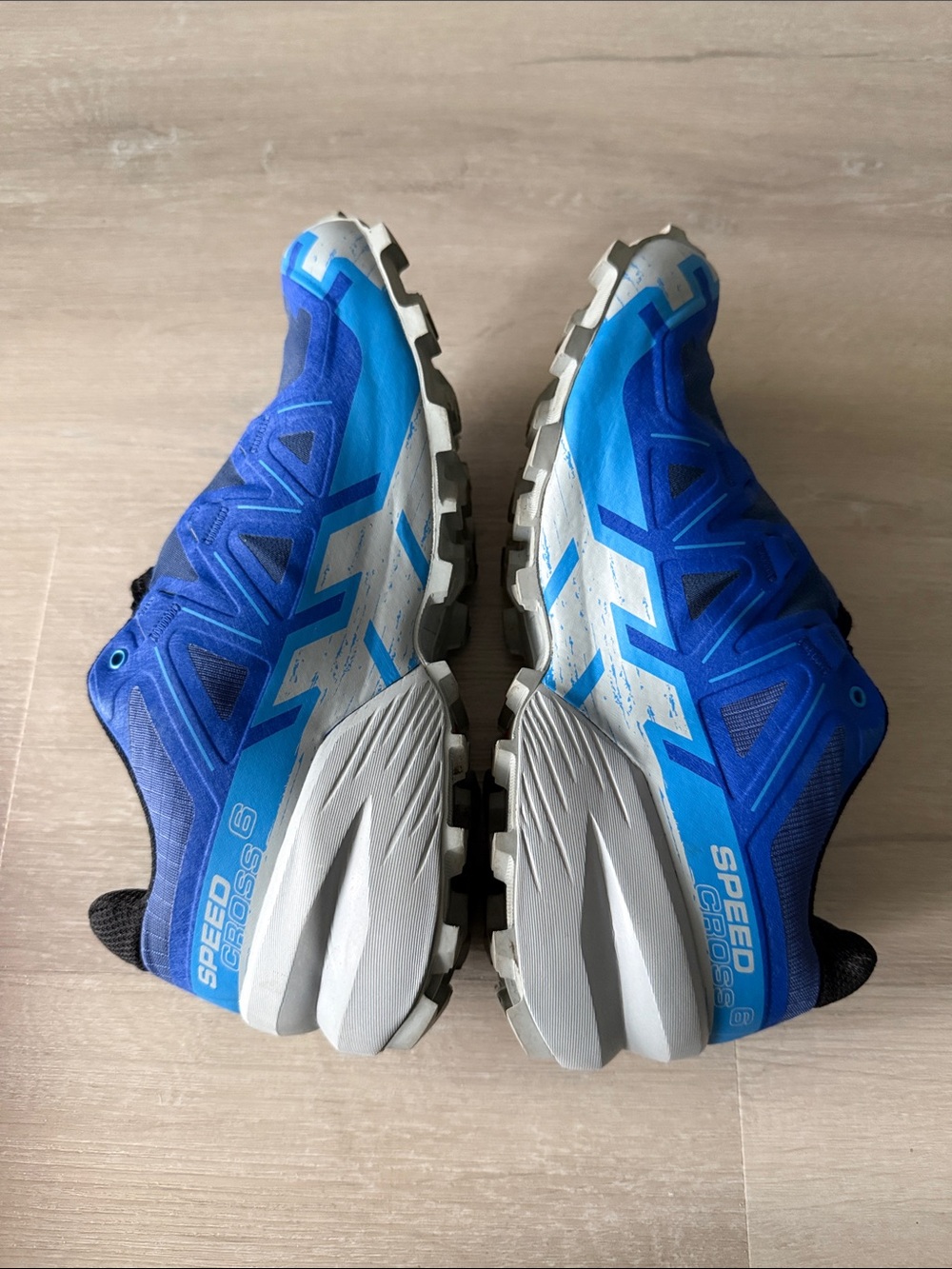 Salomon Speedcross men's Trail Shoes in Blue and White size 8 - Picture 6 of 10